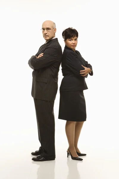 Uomo e donna d'affari . — Foto Stock