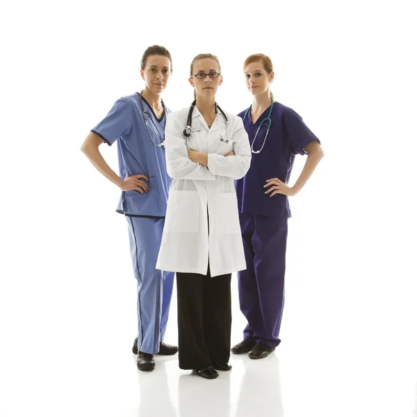 Mujeres doctores . Imagen de stock