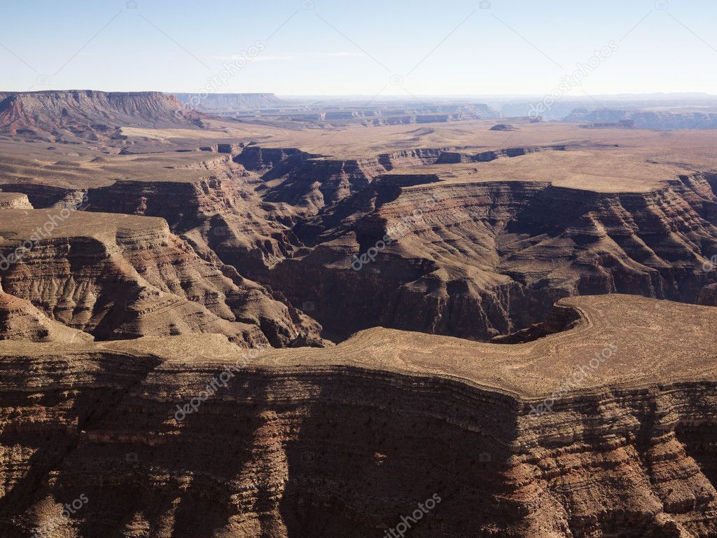Grand Canyon aerial.