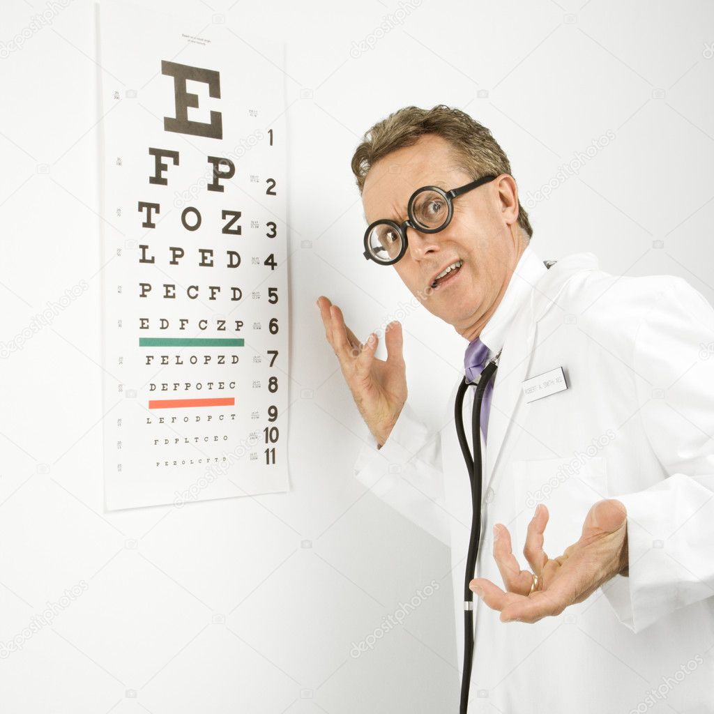 Ophthalmologist doctor.