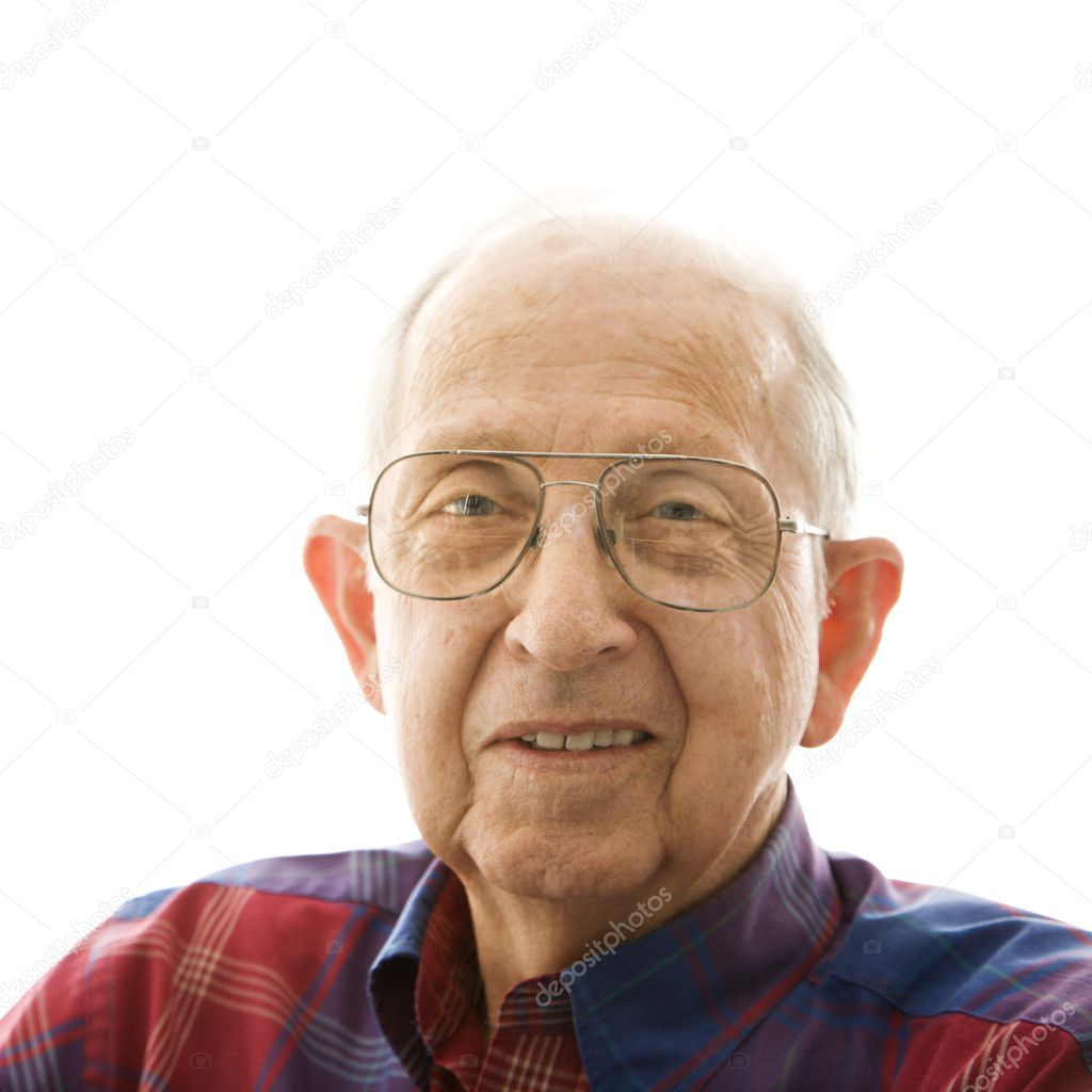 Portrait of elderly man.