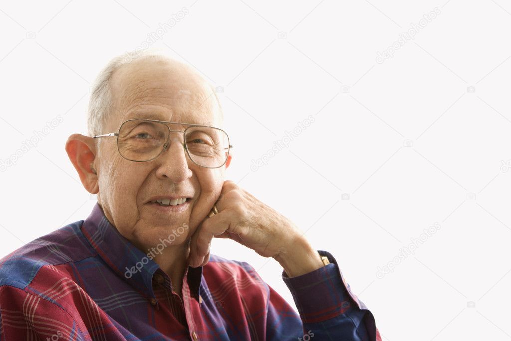 Portrait of elderly man.