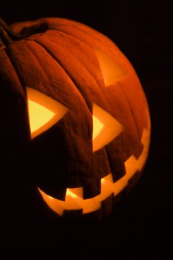 Carved pumpkin. clipart