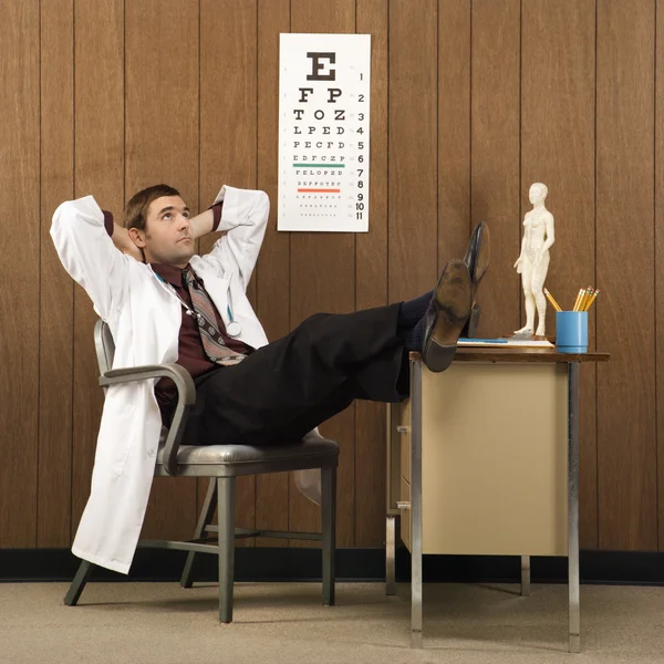 Doctor daydreaming. — Stock Photo, Image