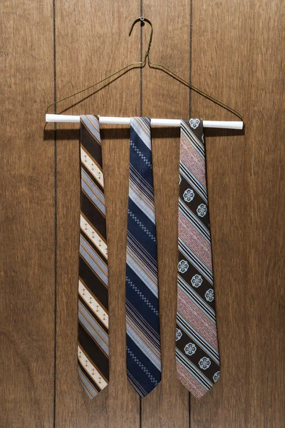 Retro patterned neckties. — Stock Photo, Image