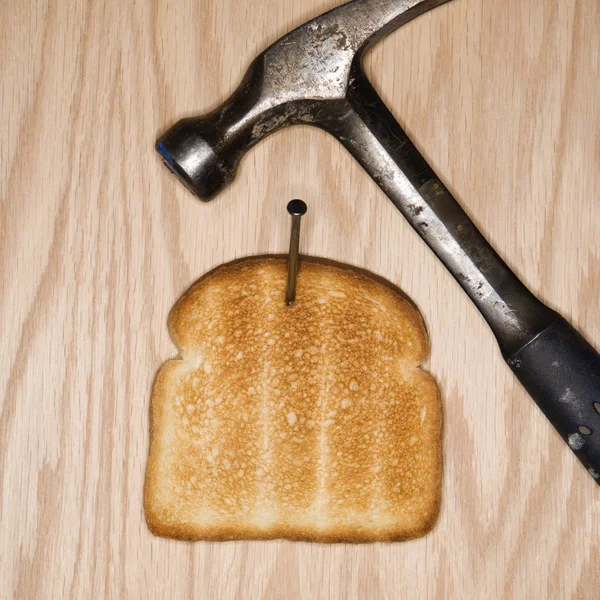 Поджаренный хлеб . — стоковое фото