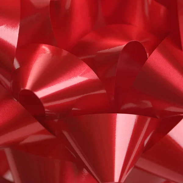 Red Christmas bow. — Stock Photo, Image