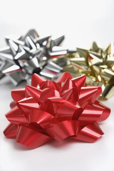 Three Christmas bows. — Stock Photo, Image