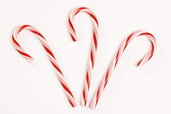Three candy canes. — Stock Photo, Image