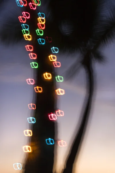 Beweging gekleurde lichten. — Stockfoto