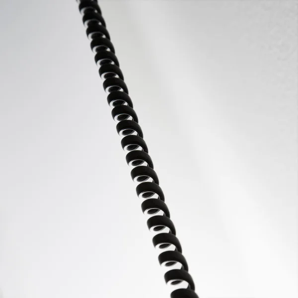 Curly telephone cord. — Stock Photo, Image