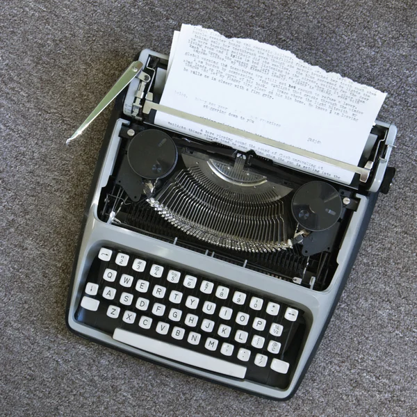 Schrijfmachine. — Stockfoto