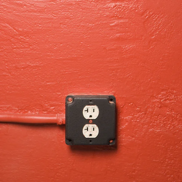 Elektriciteitsaansluiting. — Stockfoto