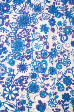 Vintage fabric detail. clipart