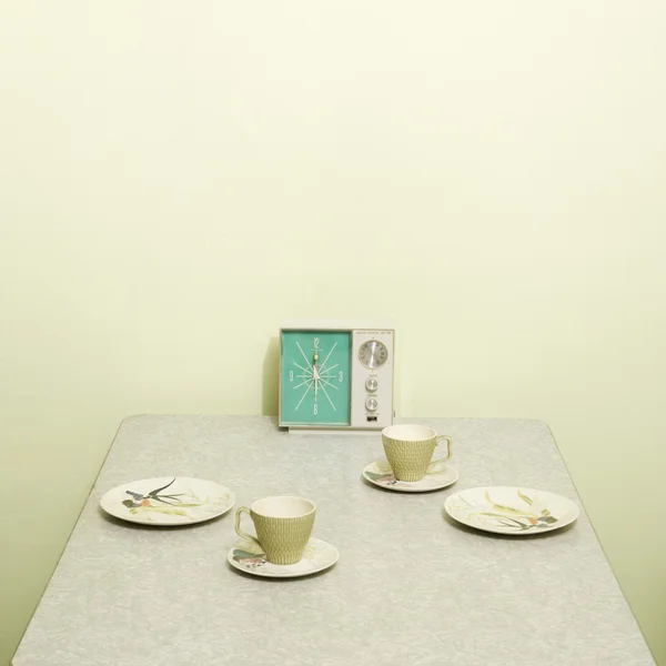 빈티지 테이블 설정. — 스톡 사진