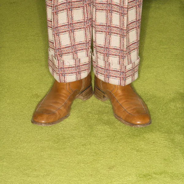 男性の足のペア. — ストック写真