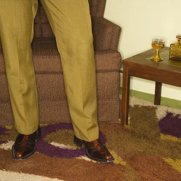 男性の足のペア. — ストック写真