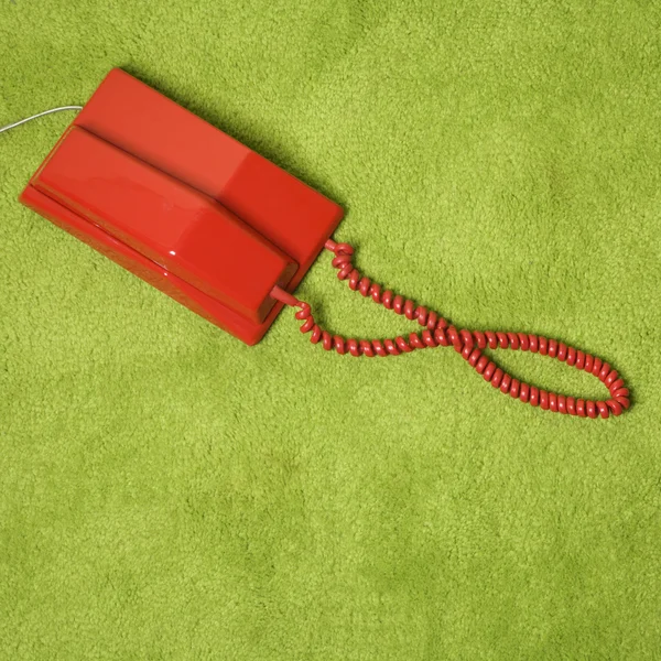 Telefon på golvet. — Stockfoto