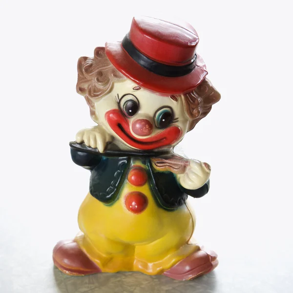 Винтажная фигурка клоуна . — стоковое фото