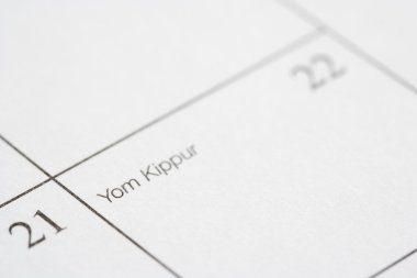 Yom Kippur. clipart