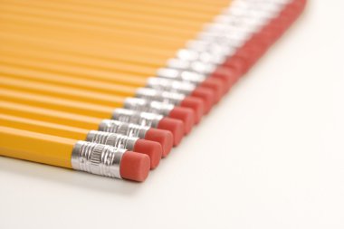 Row of pencils. clipart