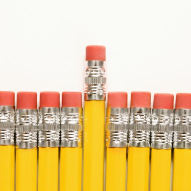 Row of pencils. clipart