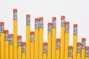 Row of pencils. clipart