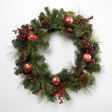 Christmas wreath. clipart