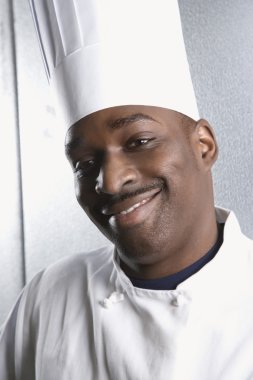 Head shot of chef. clipart