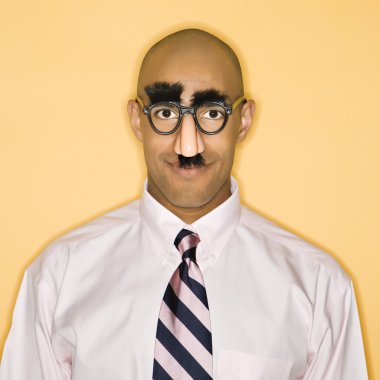 Man in disguise. clipart