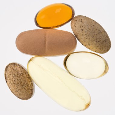 Vitamin supplements. clipart