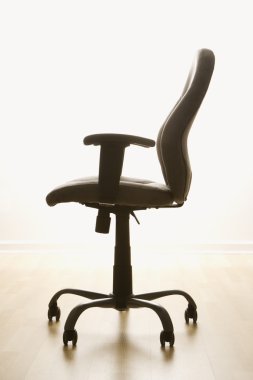 Empty office desk chair. clipart