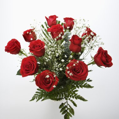 Bouquet of red roses. clipart