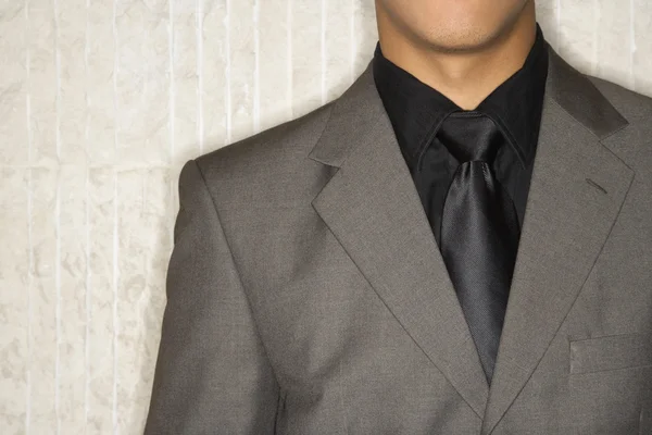 Geschäftsmann in Anzug und Krawatte — Stockfoto