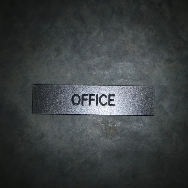 Kancelář znamení. — Stock fotografie