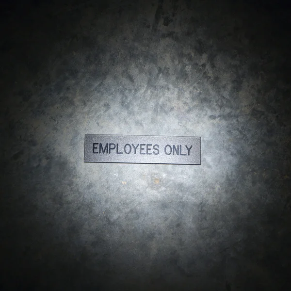Alkalmazottak egyetlen jele. — Stock Fotó