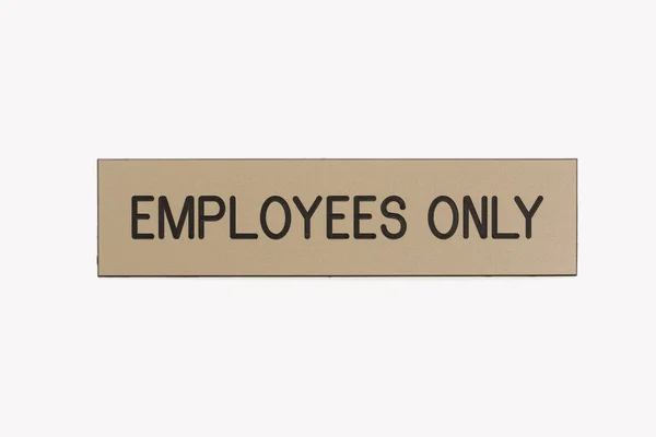 Alkalmazottak egyetlen jele. — Stock Fotó