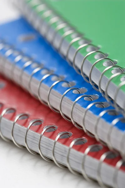 Spiralgebundene Notizbücher. — Stockfoto