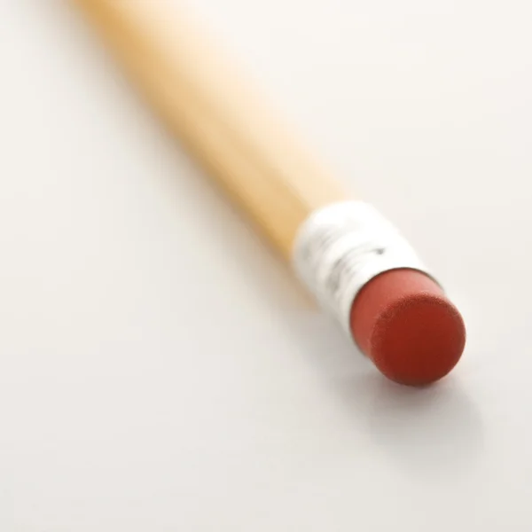 Radiergummi auf einem Bleistift. — Stockfoto