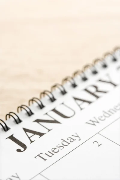 Gennaio sul calendario . — Foto Stock