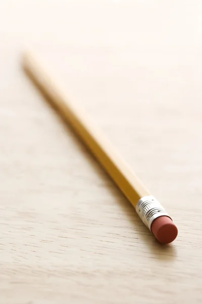 Radiergummi auf Bleistift. — Stockfoto