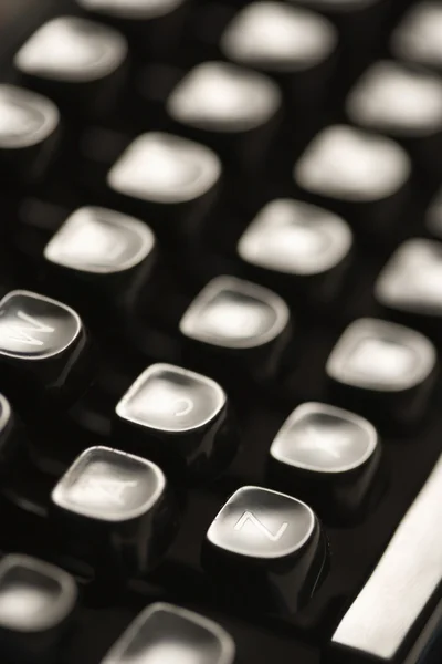 Schrijfmachine toetsen. — Stockfoto