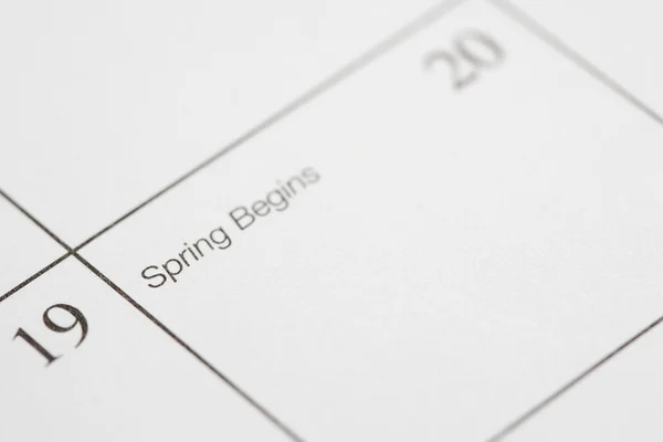 Våren börjar. — Stockfoto