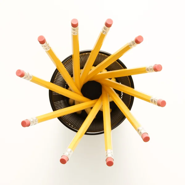 Pencils in spiral shape. — Stock Photo, Image