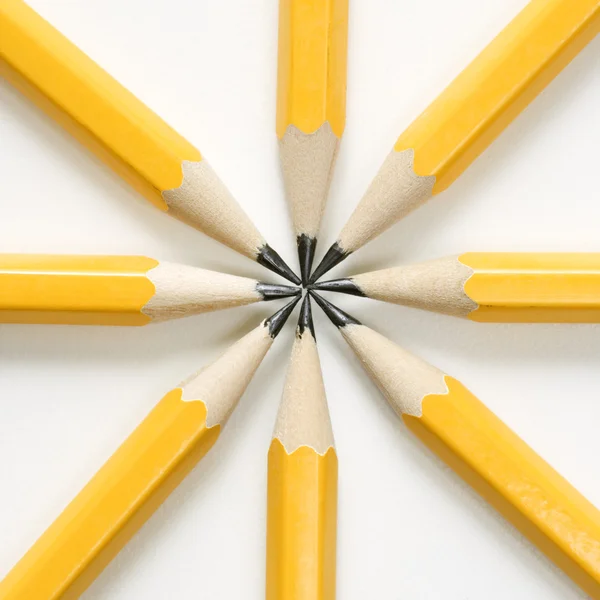 Ceruzák, csillag alakú. — Stock Fotó