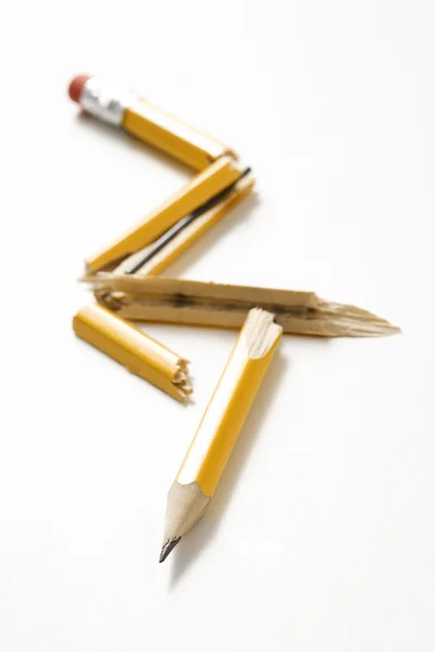 Kırık kalem. — Stok fotoğraf