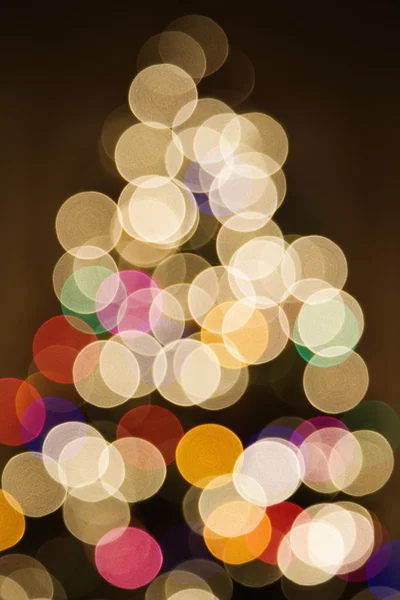 Árvore de Natal borrada. — Fotografia de Stock