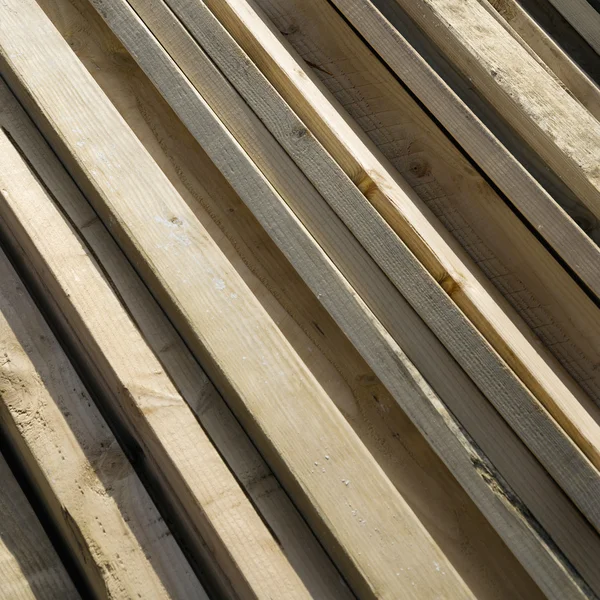 Coleta de madeira serrada — Fotografia de Stock