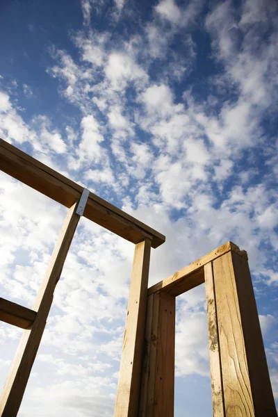 Struttura struttura in legno . — Foto Stock