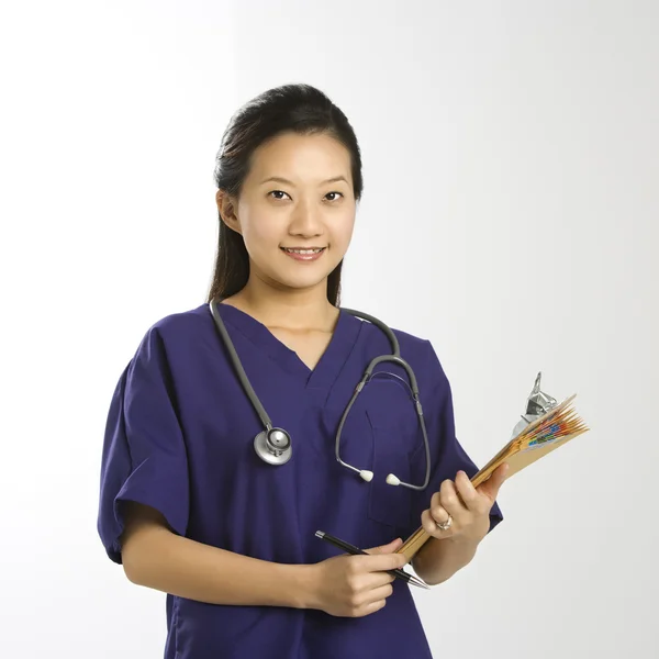 Portret kobiety lekarz. — Zdjęcie stockowe